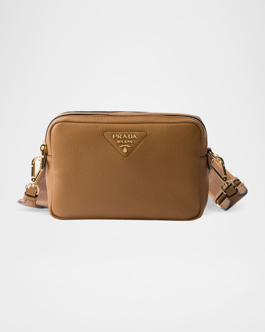 Prada Small Leather Shoulder Bag | Neiman Marcus