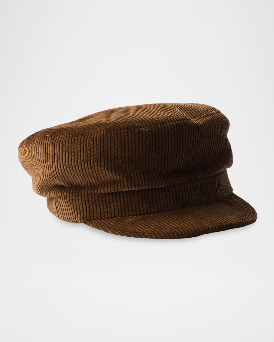 Prada Corduroy Newsboy Cap | Neiman Marcus