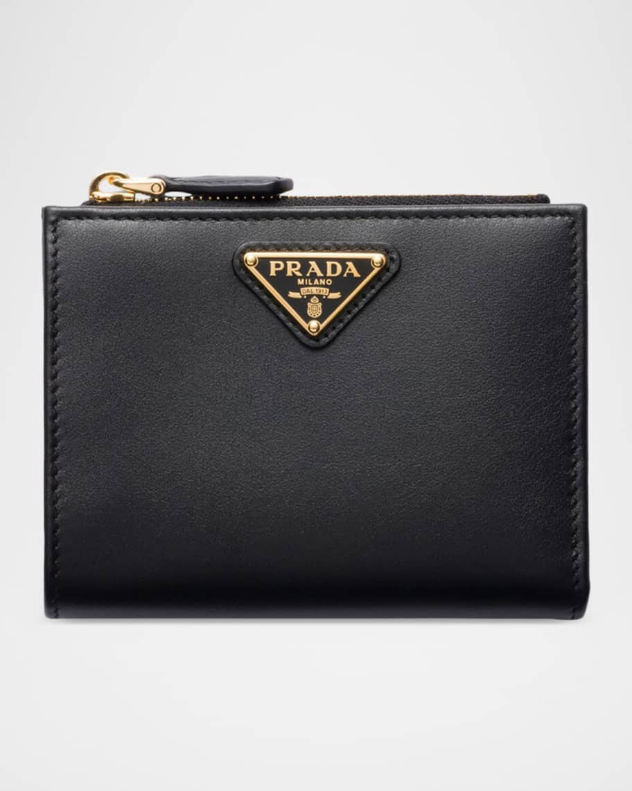 Prada Small Leather Wallet | Neiman Marcus