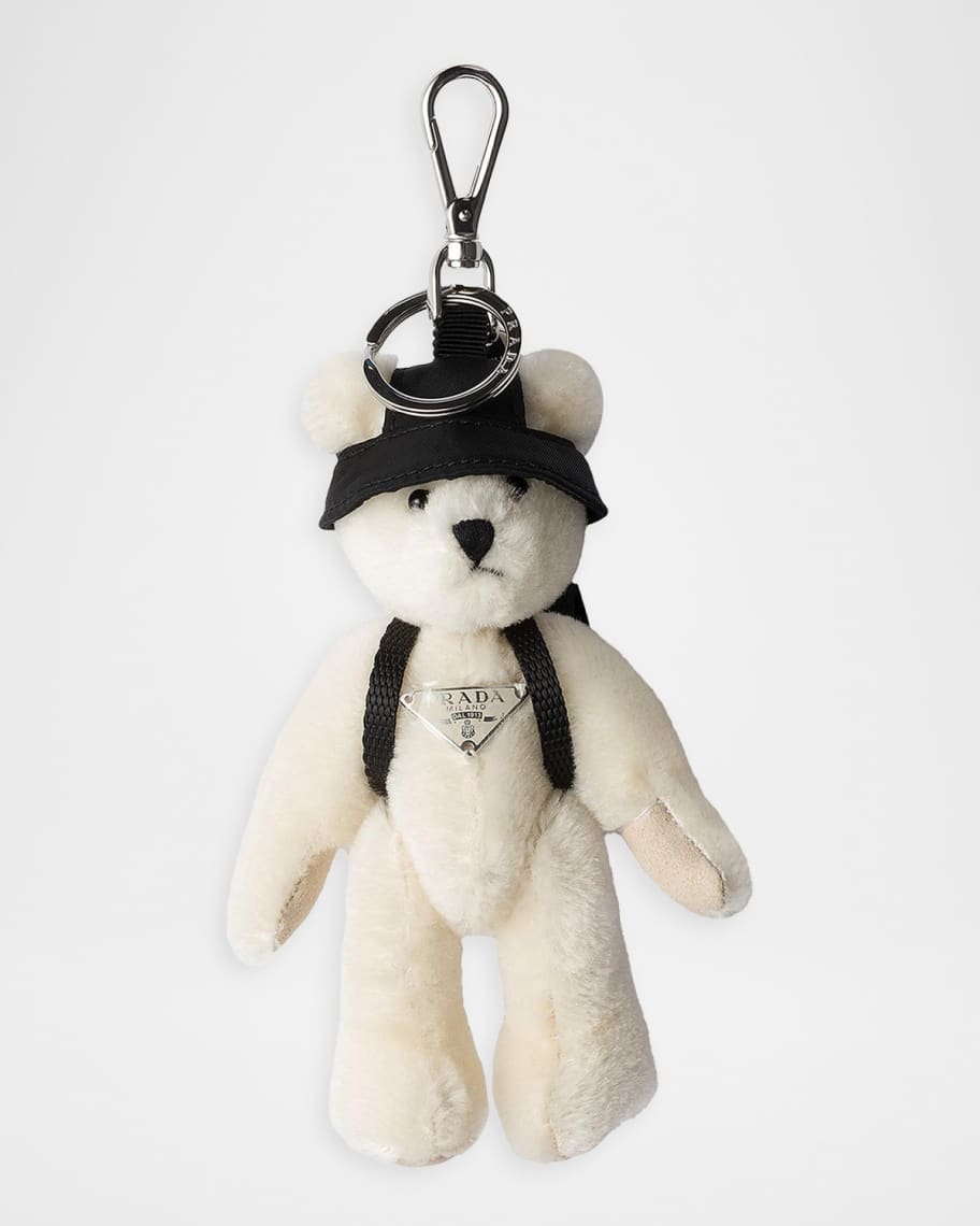 Prada Teddy Bear Keychain Bag Charm | Neiman Marcus