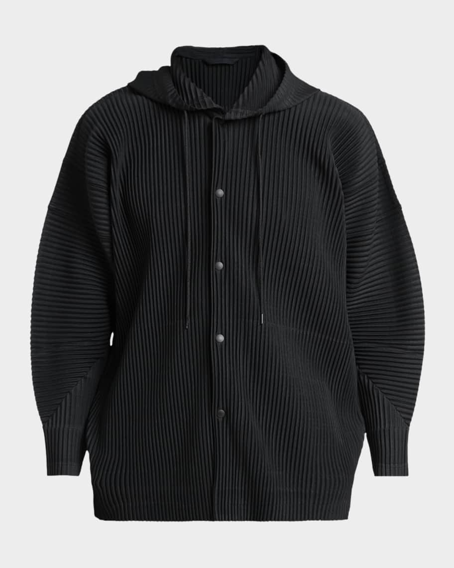 Homme Plisse Issey Miyake Men's Monthly Colors Pleated Snap-Front