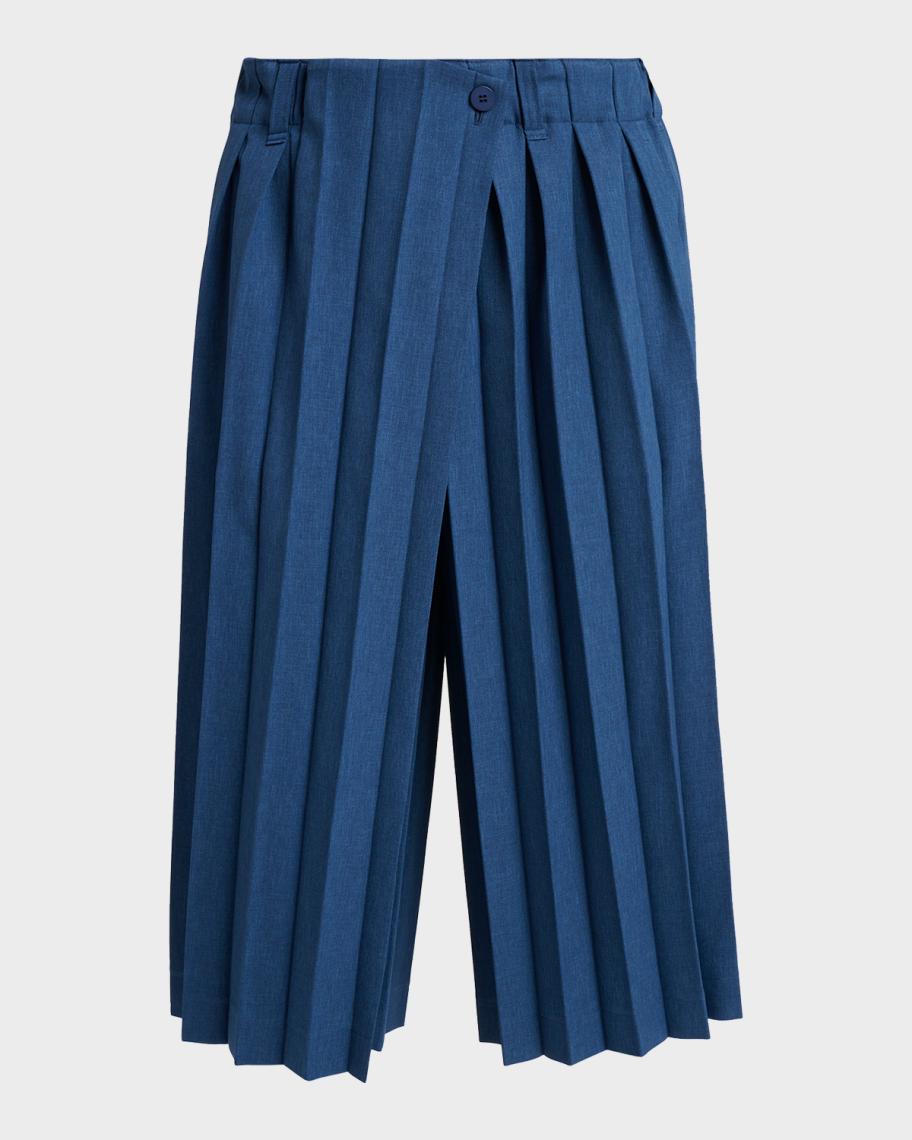 Homme Plissé Issey Miyake Men's Edge Ensemble Pleated Trousers