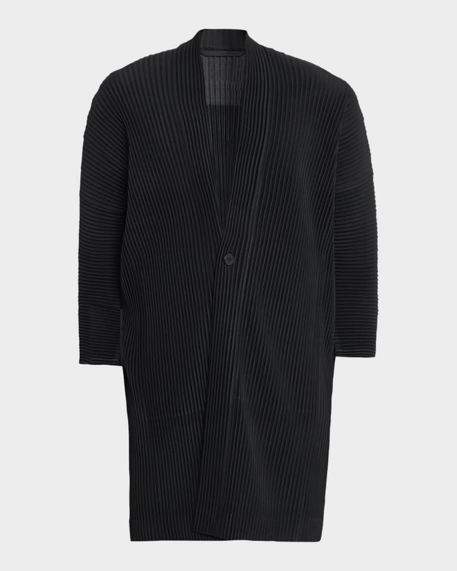HOMME PLISSE ISSEY MIYAKE ノースリーブ&カーディガン Homme Plisse Issey Miyake Men's Monthly Colors Pleated Cardigan