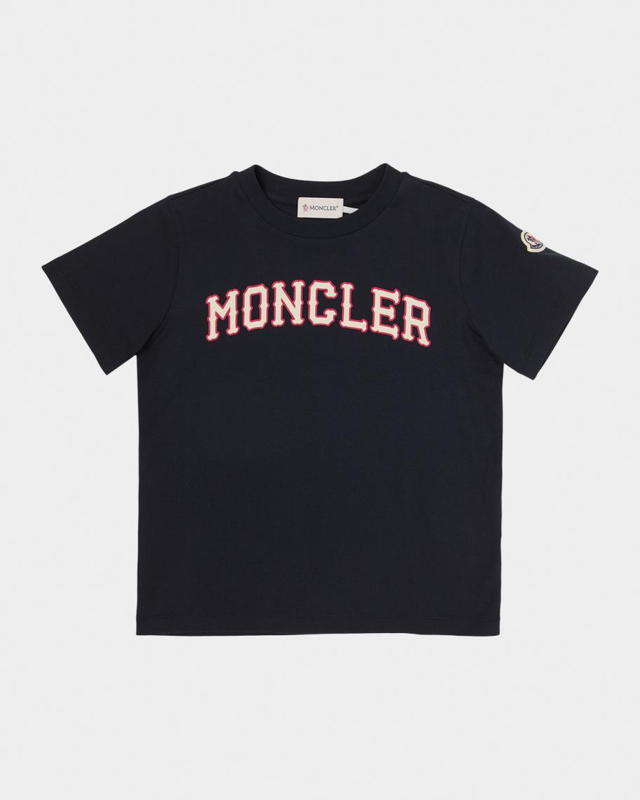 MONCLER 子供　黒 Tシャツサイズ10A Moncler Boy's Short-Sleeved T-Shirt, Size 4-6 | Neiman Marcus