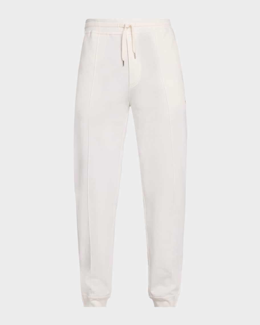 Brunello Cucinelli Men's Tennis Pintuck Drawstring Pants | Neiman