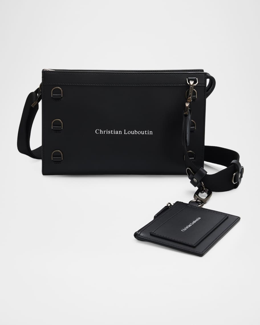 Christian Louboutin Men's Kosmica Mini Leather Crossbody Bag