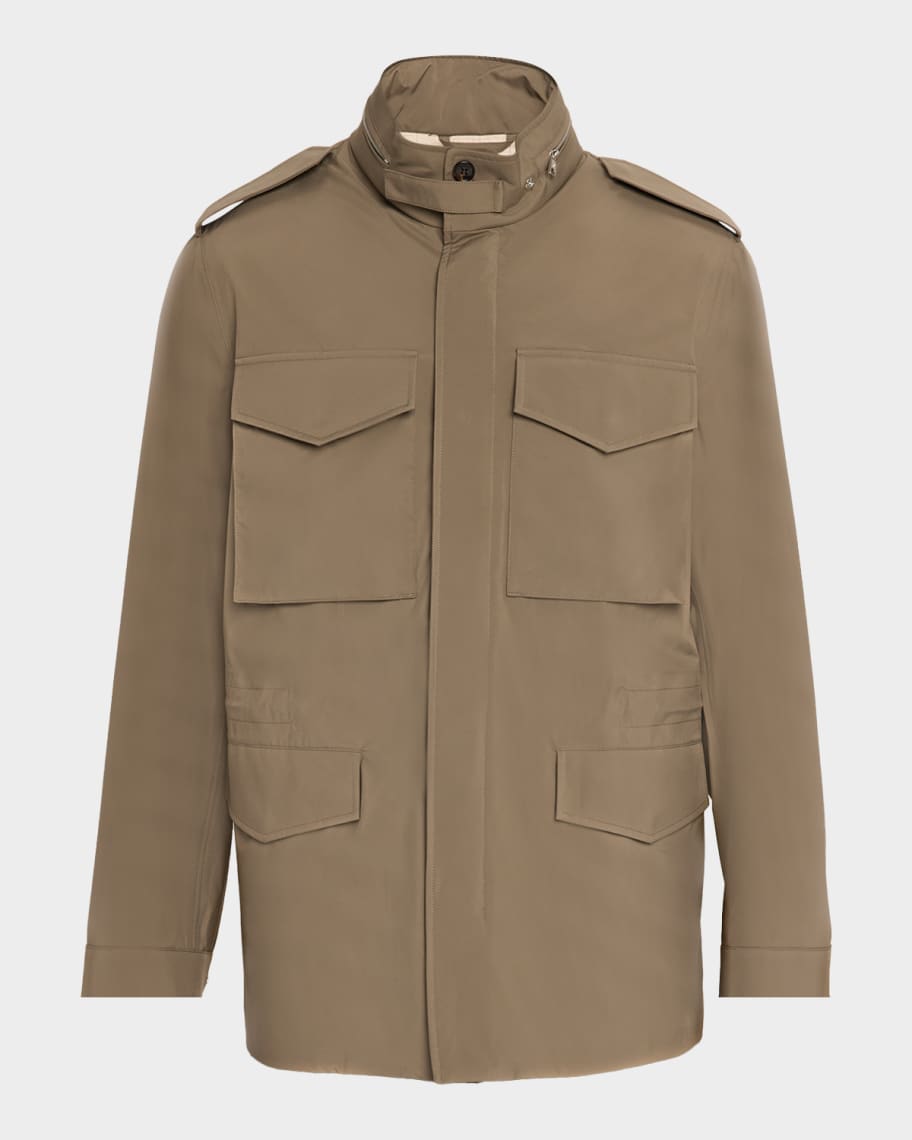 dunhill Men's Lightweight Technical Field Jacket | Neiman Marcus