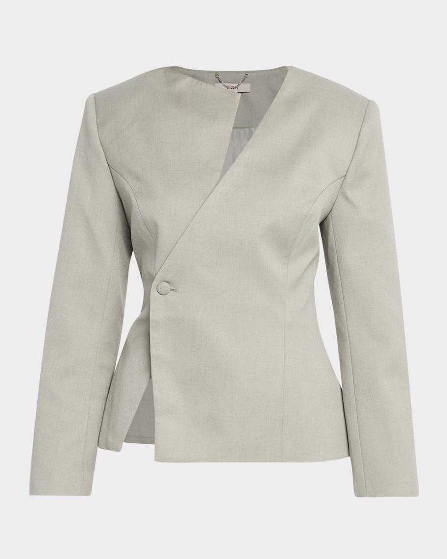 Et Ochs Andre Tailored Asymmetric Single-Button Jacket | Neiman Marcus