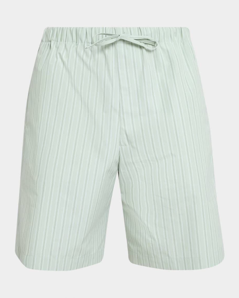 パンツ dries van noten 24ss pepper shorts Dries Van Noten Men's Piperi Cotton Stripe Drawstring Shorts