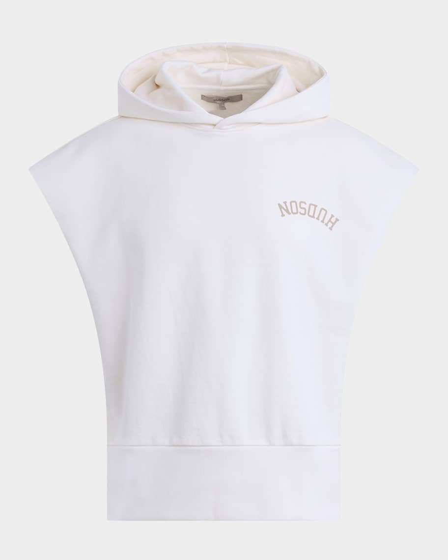 Hudson Men's Viper Cotton Logo Sleeveless Hoodie | Neiman Marcus