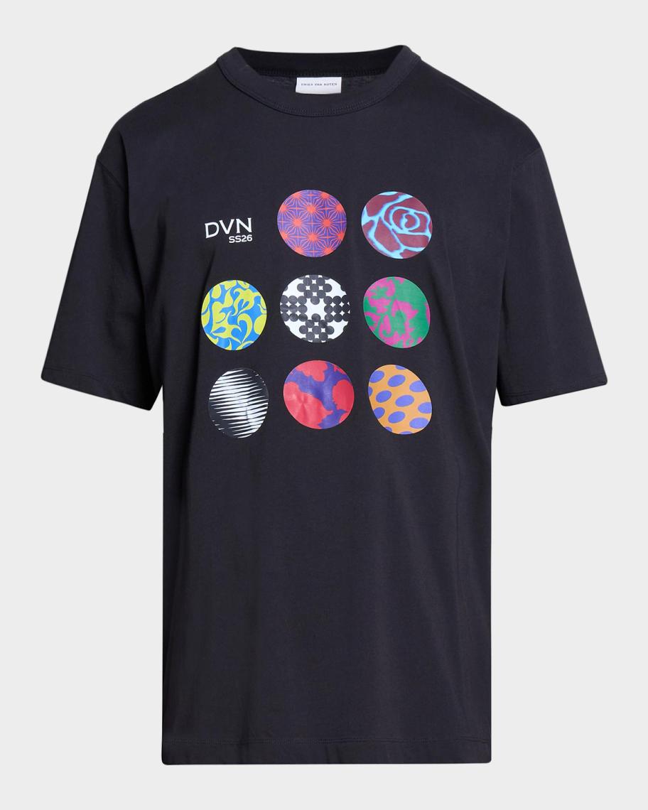 DRIES VAN NOTEN ライカ期　Graphic T-shirt Dries Van Noten Men's Artwork Graphic Cotton T-Shirt | Neiman Marcus