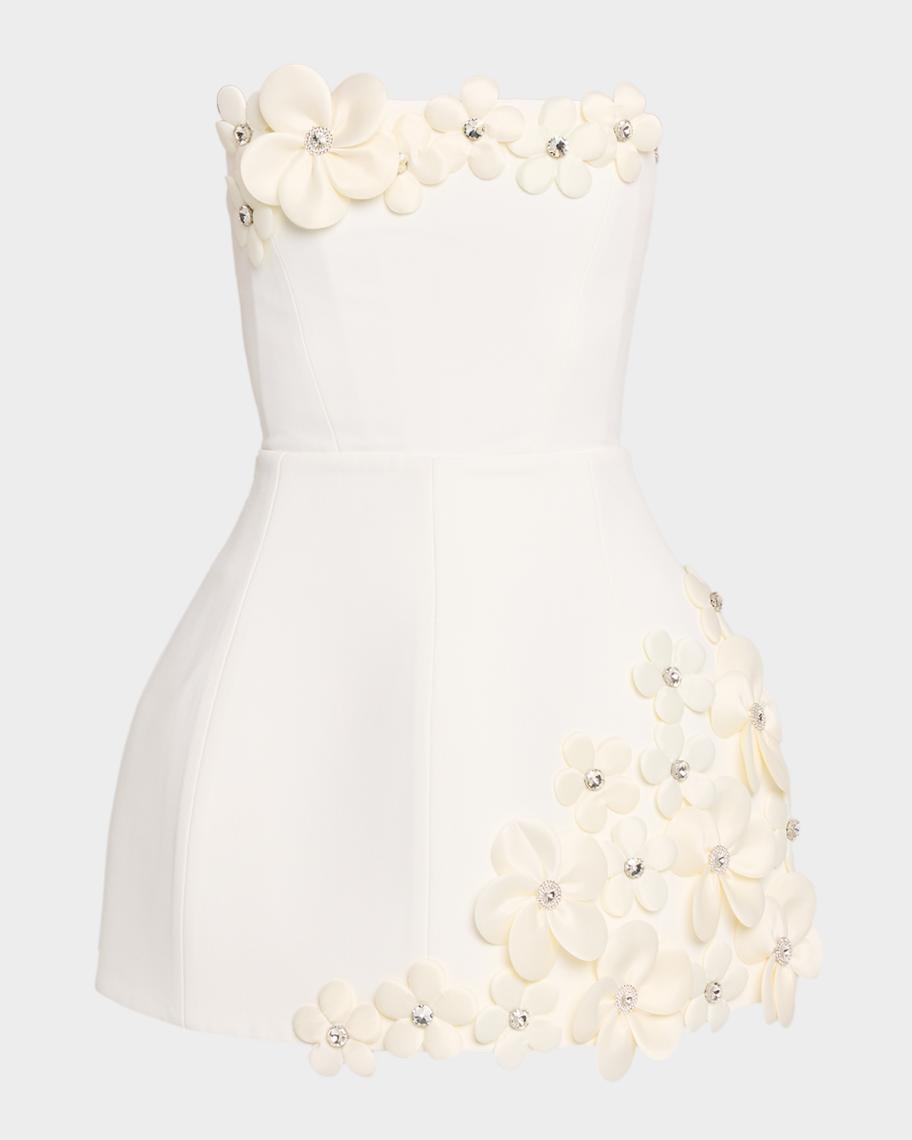 corset white mini dress bridal Pearl-Draped Lace Wedding Item:Dupatta material:Eyelet and effortlessly captivating Self-Portrait SS/24 Navy Floral