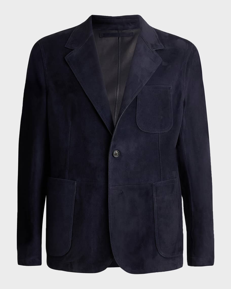 Ralph Lauren Purple Label Hand-Tailored Suede Sport Coat | Neiman