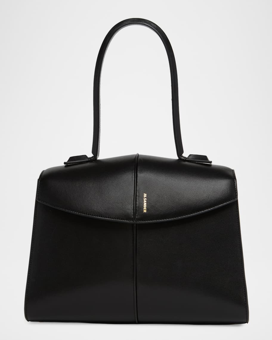 「新品」JIL SANDER レザーバック Jil Sander Linea Leather Top-Handle Bag | Neiman Marcus