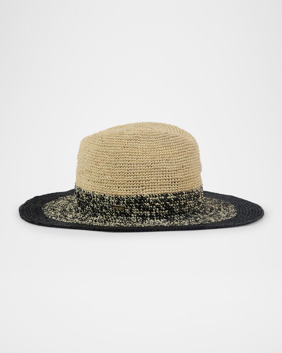Eugenia Kim NWT Woven two tone Ombré Bucket Hat - one size EUGENIA KIM Lourdes ombré raffia hat | NET-A-PORTER main image 3