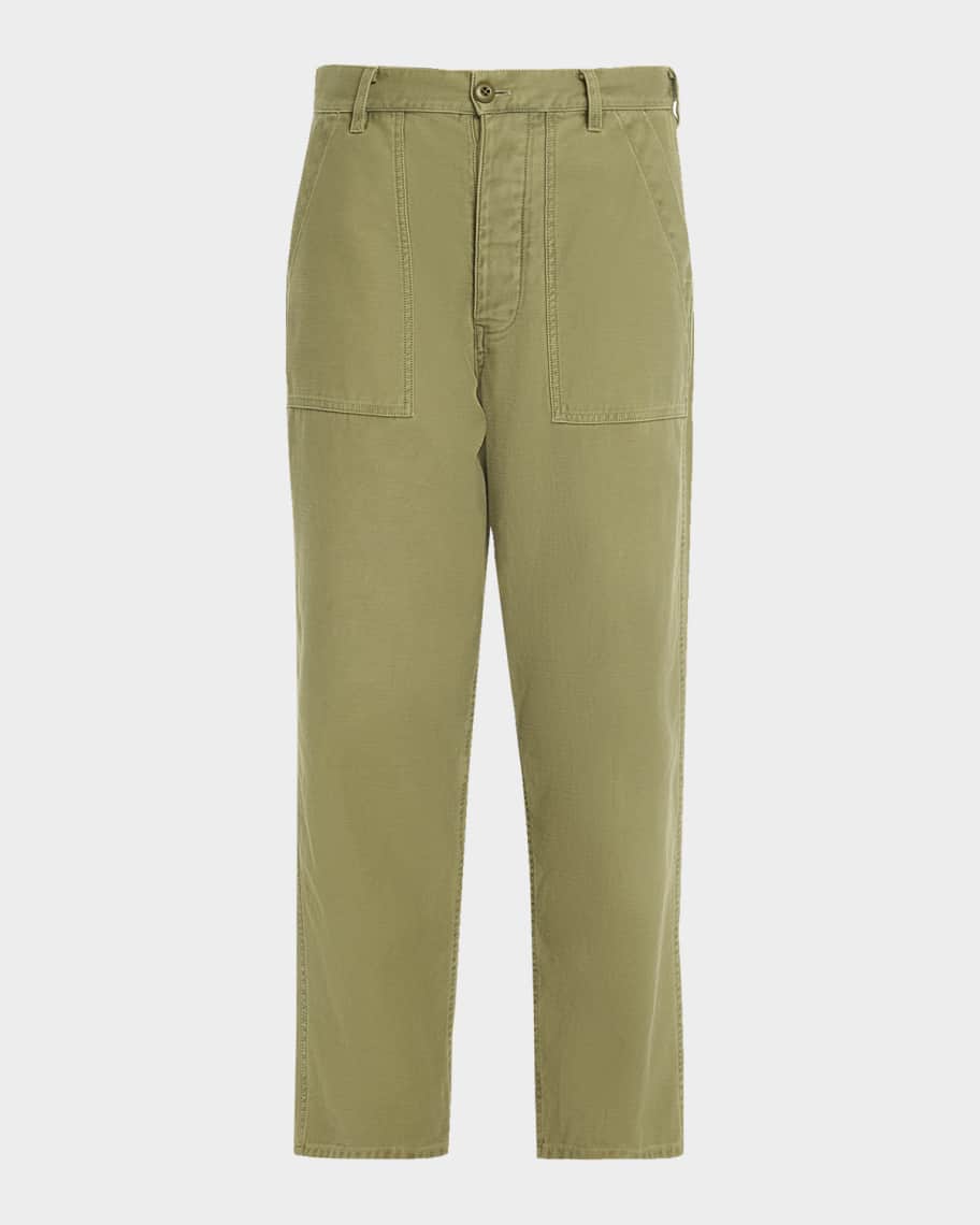 Nili Lotan Earl Cotton Straight-Leg Ankle Pants | Neiman Marcus