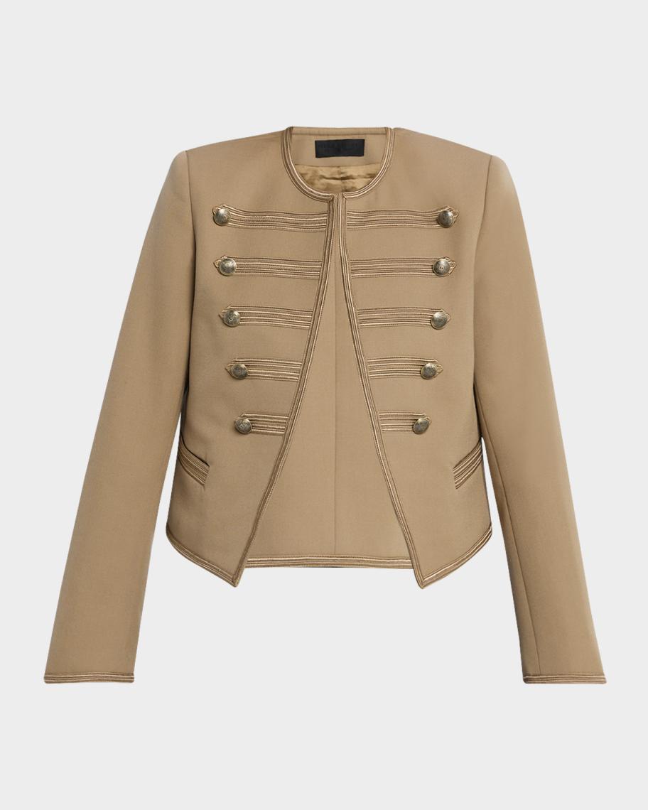 Nili Lotan Blondie Open Military Jacket | Neiman Marcus