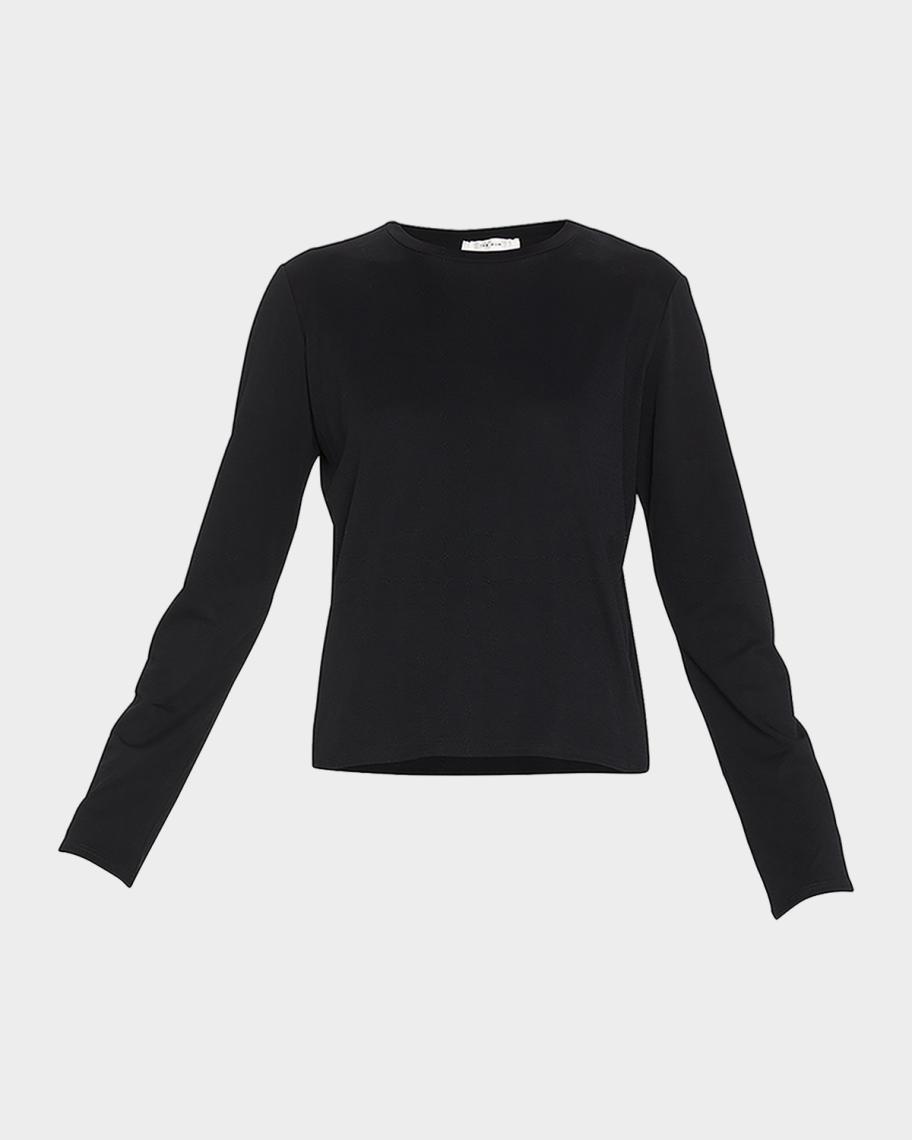 The Row Sherman Cotton Jersey Long-Sleeve T-Shirt | Neiman Marcus