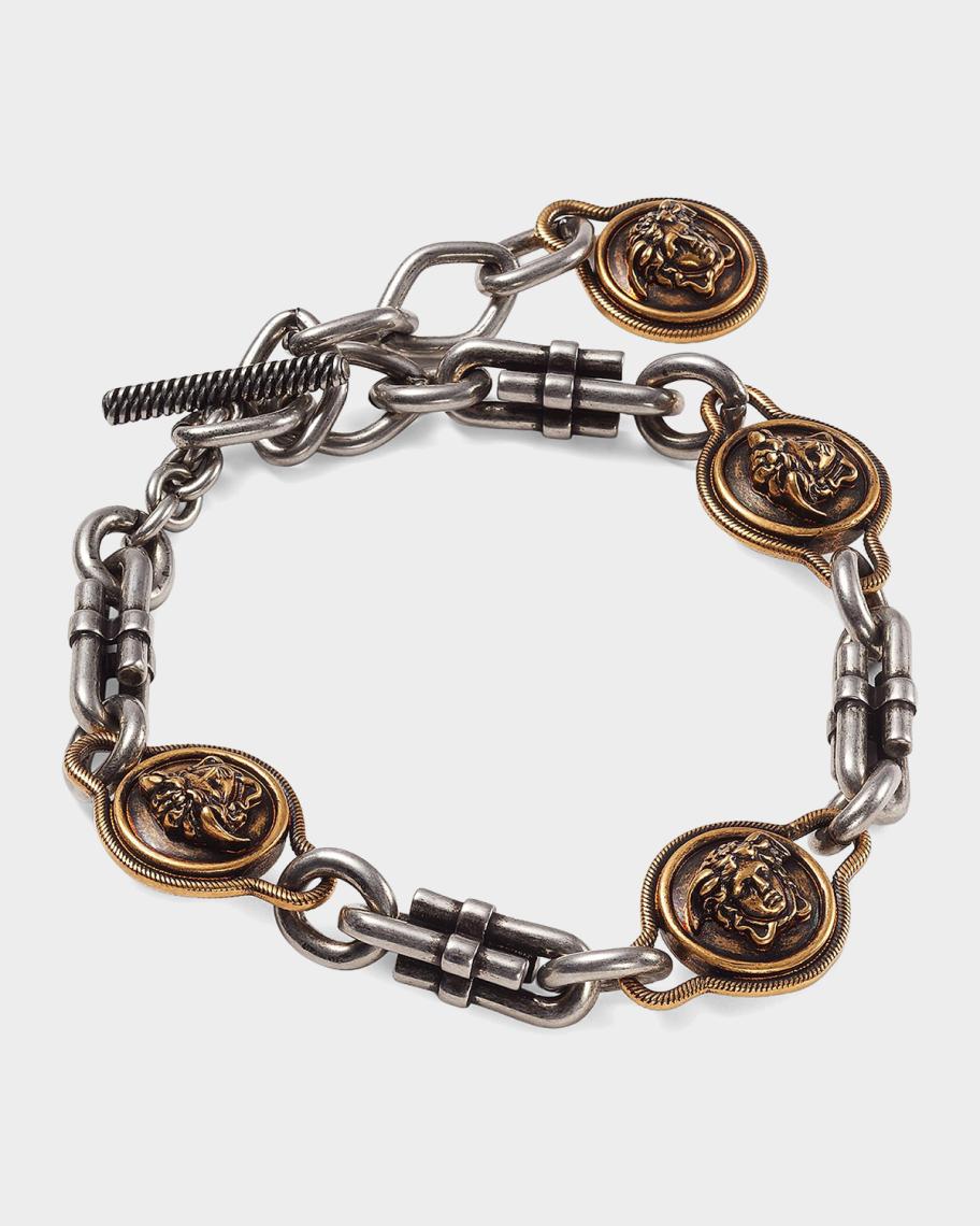 Versace Novantatre Medusa Link Bracelet | Neiman Marcus