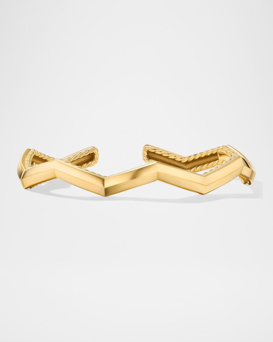 David Yurman Zig Zag Stax Bracelet in 18K Gold, 5mm | Neiman Marcus