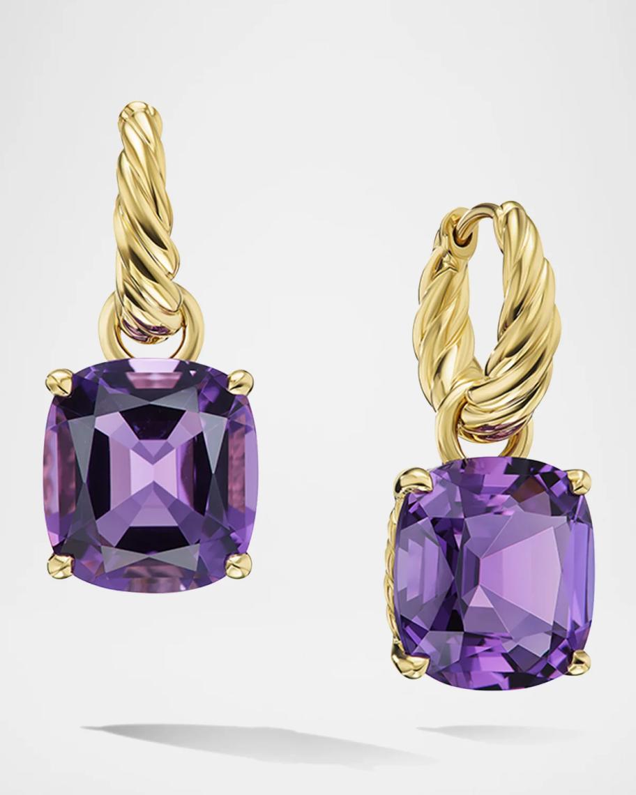 David Yurman Marbella Enhancer with Gemstones in 18K Gold, 12x11mm ...