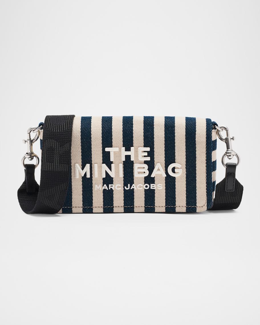 MARC JACOBS THE MINI BAG ショルダーバッグ Marc Jacobs The Mini Striped Canvas Crossbody Bag | Neiman Marcus