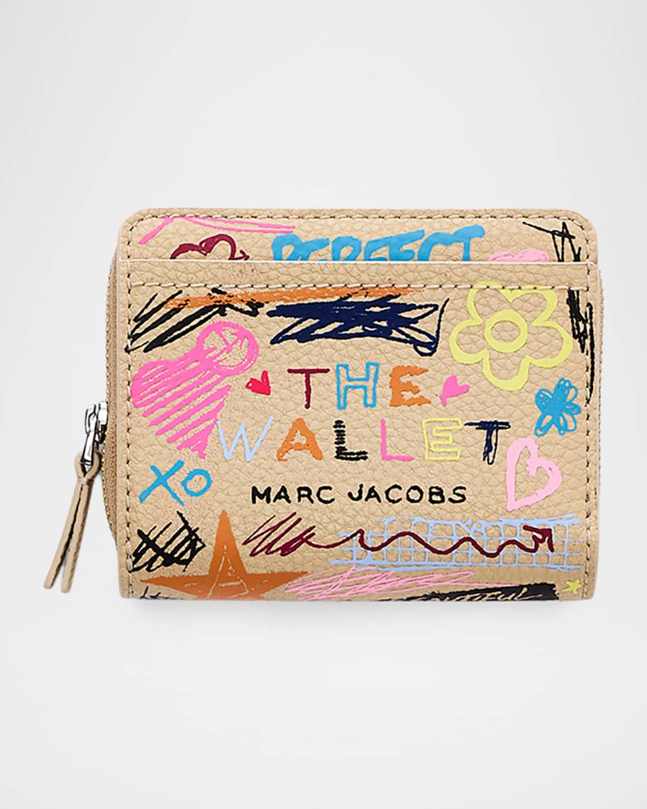 MARC JACOBS ウォレット Marc Jacobs The Punk Scribble Mini Compact Wallet | Neiman Marcus