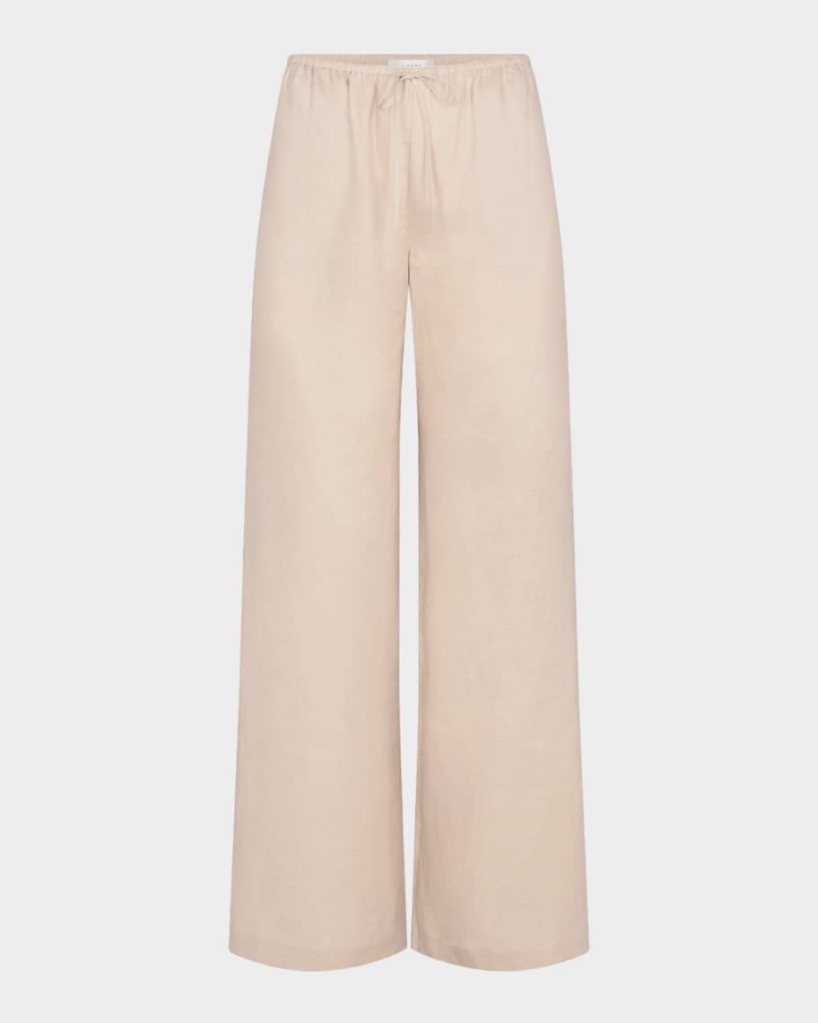 FRAME The Linen Lounge Pants | Neiman Marcus