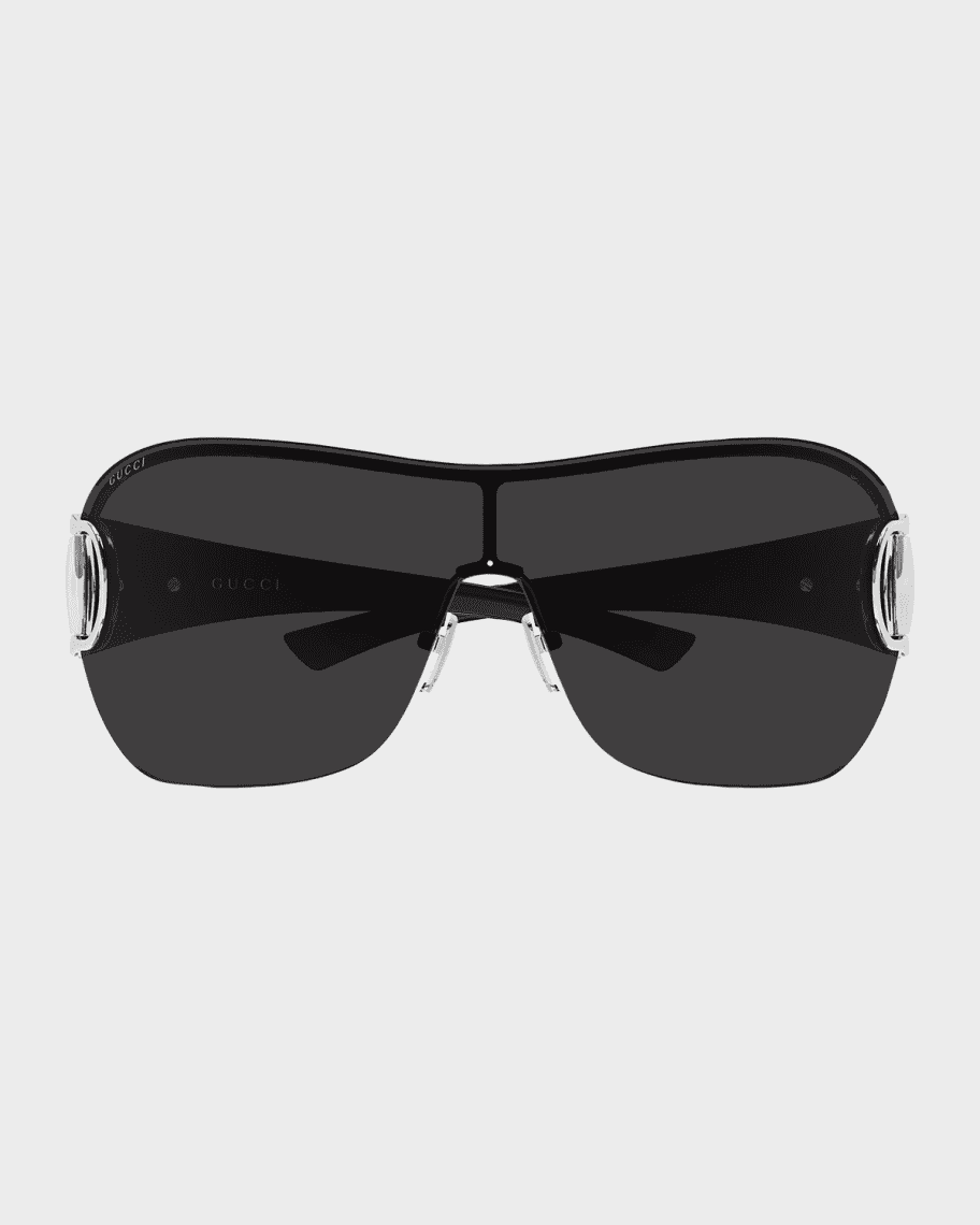 Gucci Men's GG2174S-001 Frameless Mask Sunglasses | Neiman Marcus
