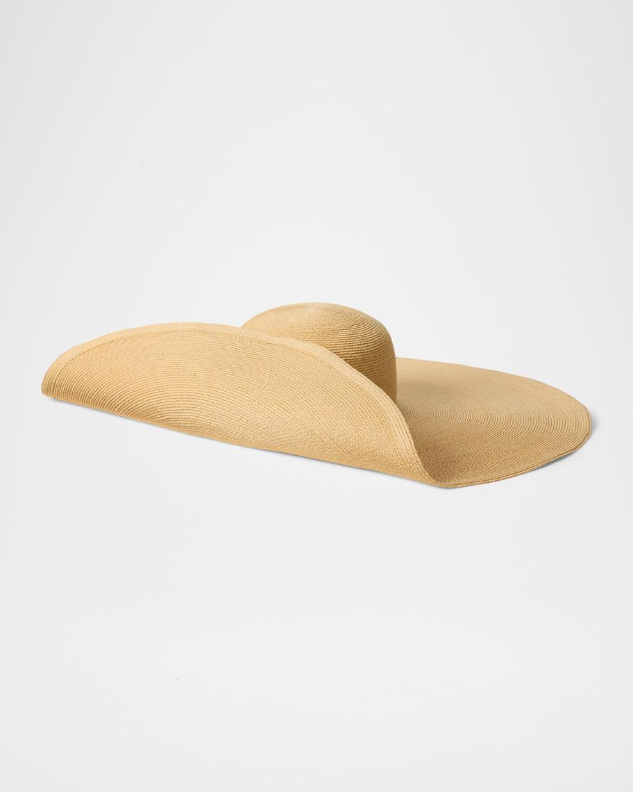 Ralph Lauren Collection Hemp-Blend Wide-Brim Sun Hat  display picture 2