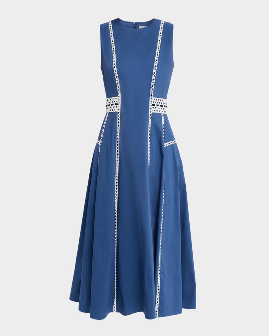white christmas dresses Le Thanh HOA Marina Light Blue Asymmetric Chiffon Midi Dress
