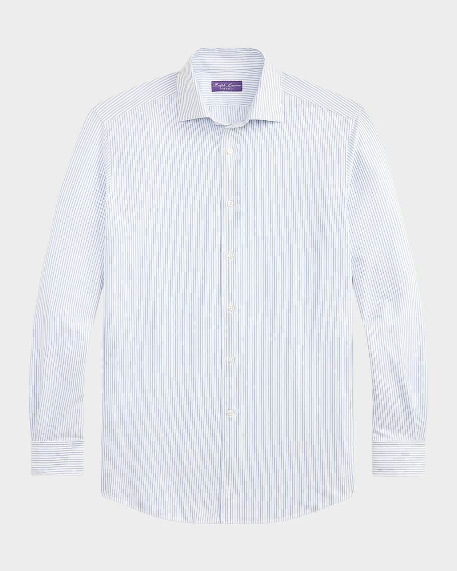 Ralph Lauren Men's Micro-Stripe Modern Fit Sport Shirt | Neiman Marcus