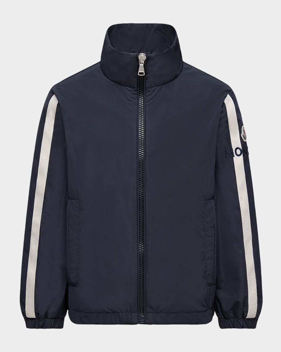 Moncler Boy's Venoste Zip-Front Jacket, Size 12-14 | Neiman Marcus