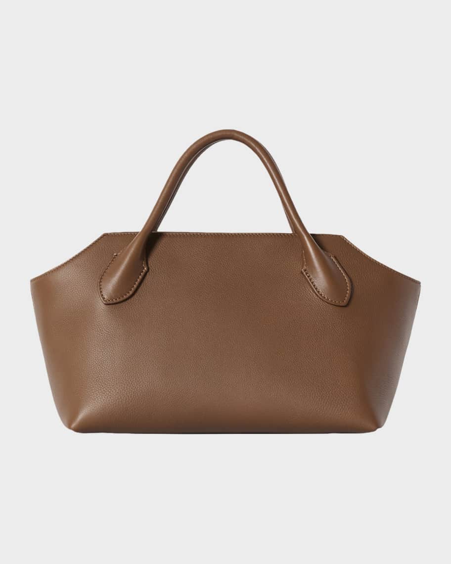 THE ROW Terrasse Top-Handle Bag in Leather | Neiman Marcus