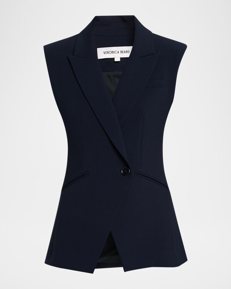 Veronica Beard Ciel Tailored Vest | Neiman Marcus