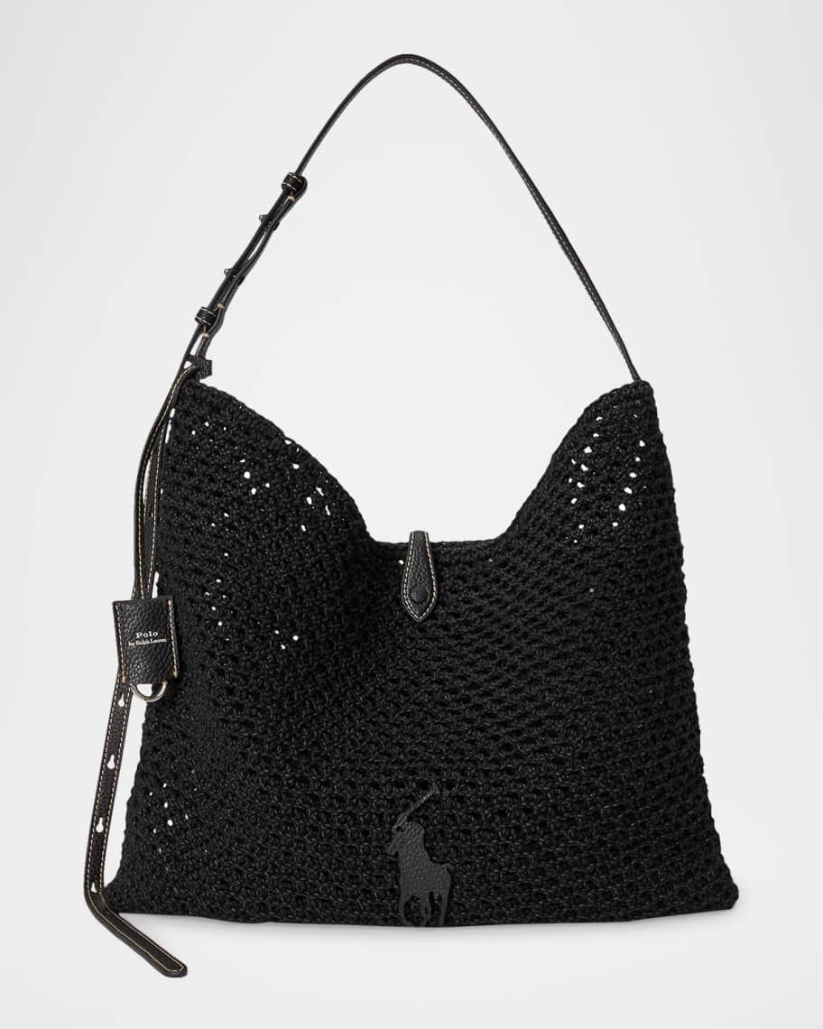 Polo Ralph Lauren Polo Play Open-Knit Waxed Cotton Cord Messenger