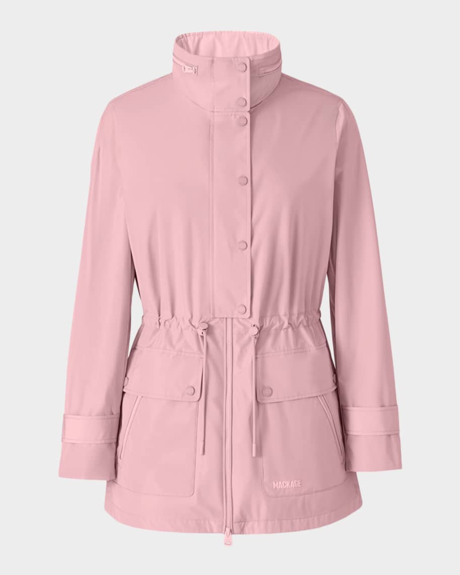 Mackage Keryn-Z Rain Jacket with Packable Hood | Neiman Marcus
