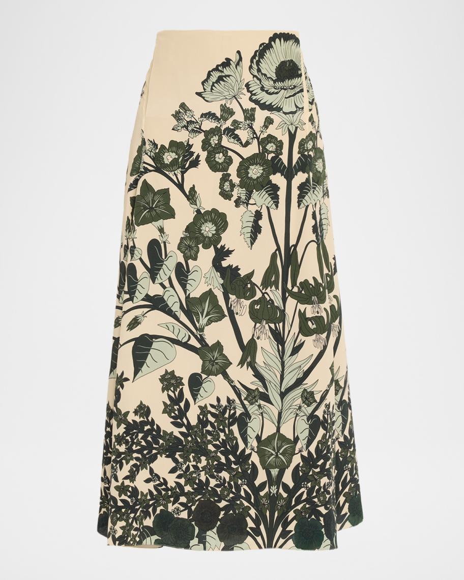 Johanna Ortiz Poems of the Sea Ankle Skirt | Neiman Marcus