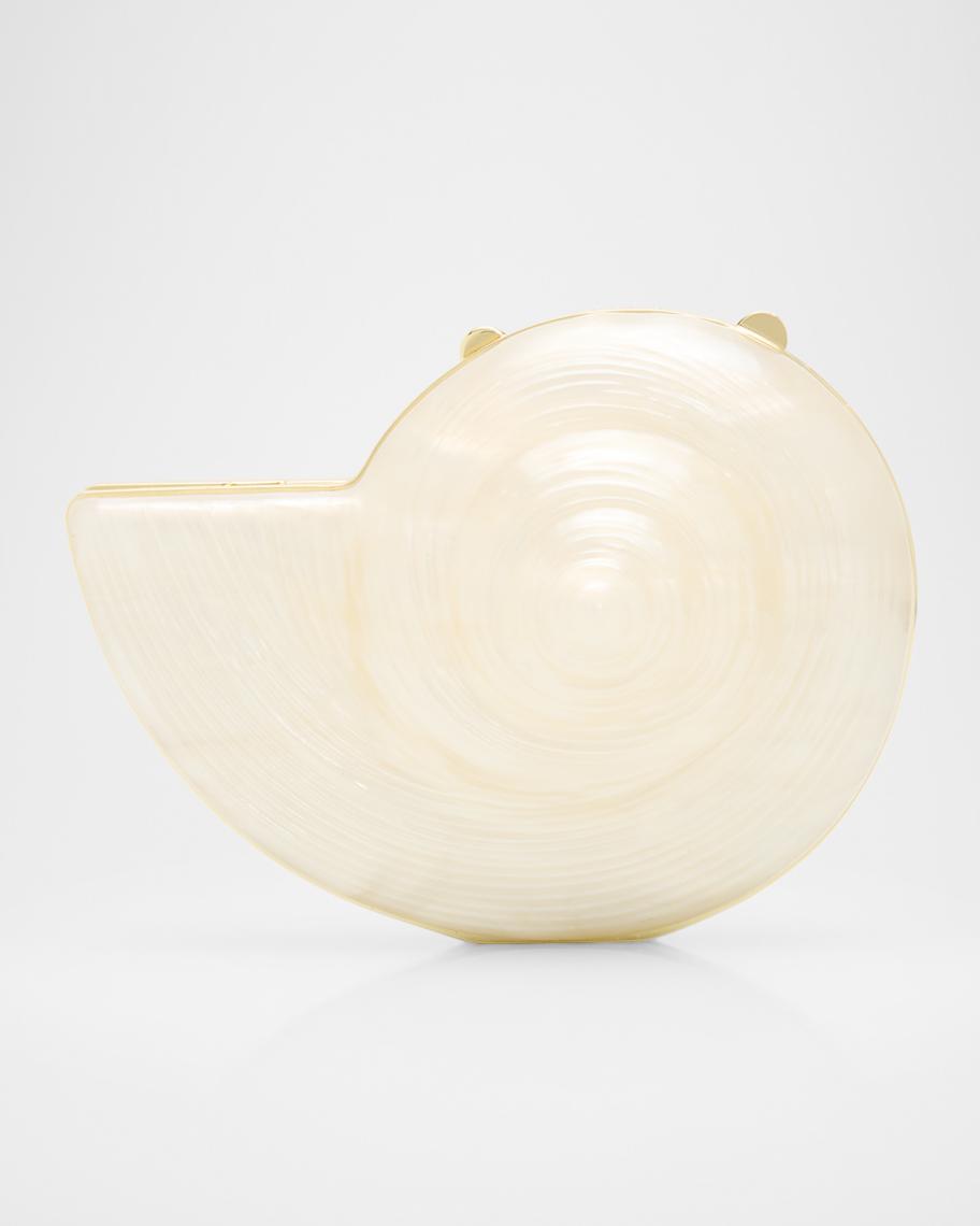 SIMKHAI Marion Acrylic Shell Clutch Bag | Neiman Marcus