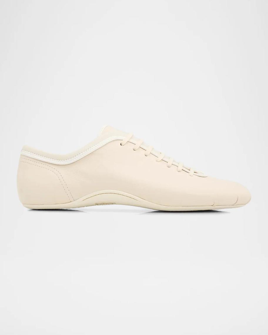 Dries Van Noten Slim Leather Low-Top Sneakers | Neiman Marcus