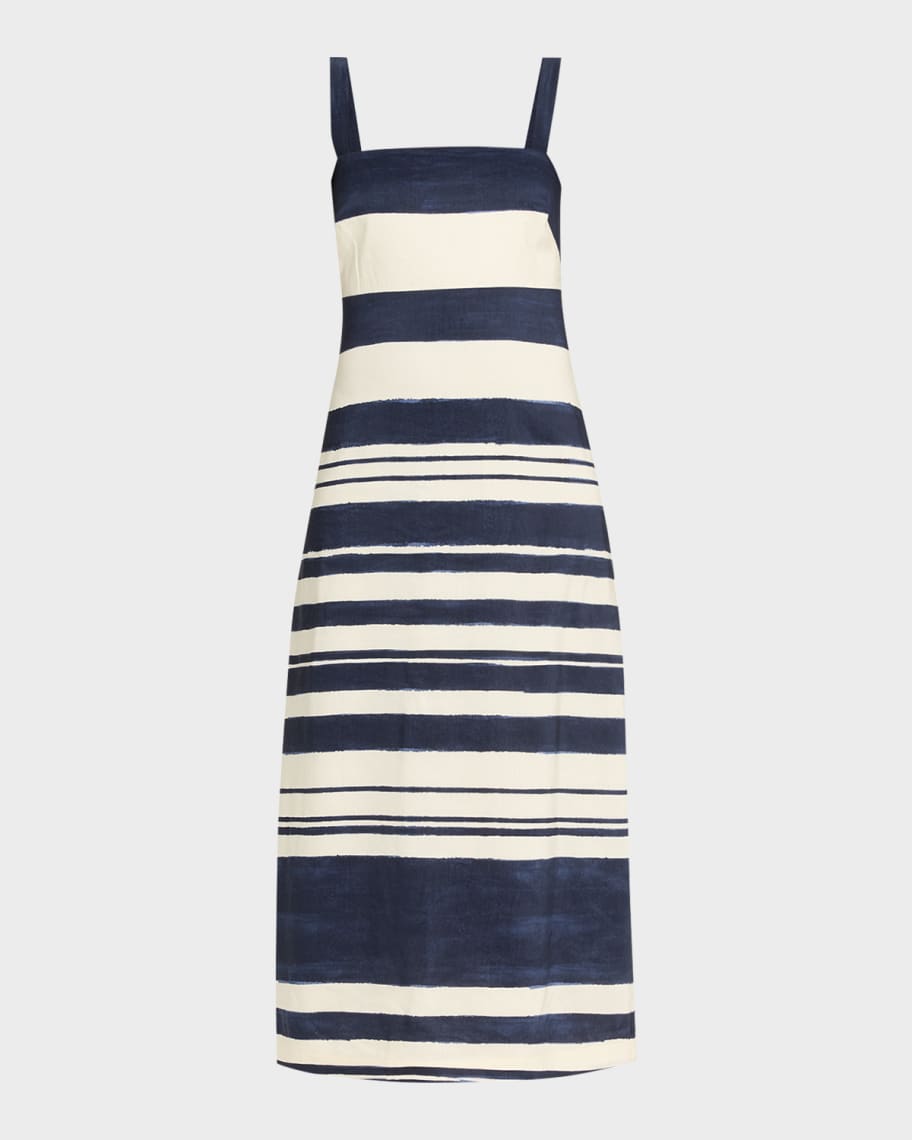 veronica beard ella embroidered midi dress Veronica Beard Hughes Midi Dress | Muted Pistachio main image 1