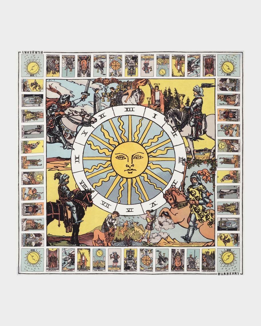 Burberry Tarot Silk Scarf | Neiman Marcus