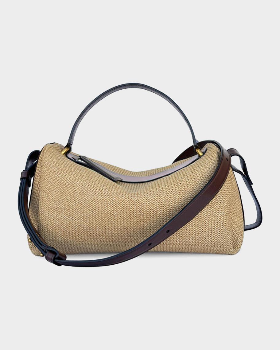 Neous Scorpius Raffia-Leather Crossbody Bag | Neiman Marcus