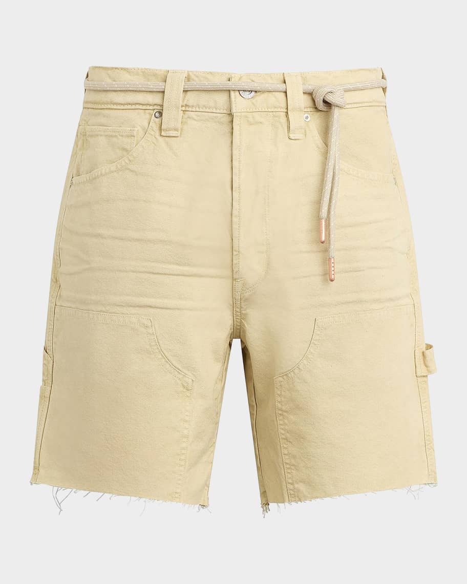 Hudson Men's Cotton Twill Belted Carpenter Shorts | Neiman Marcus