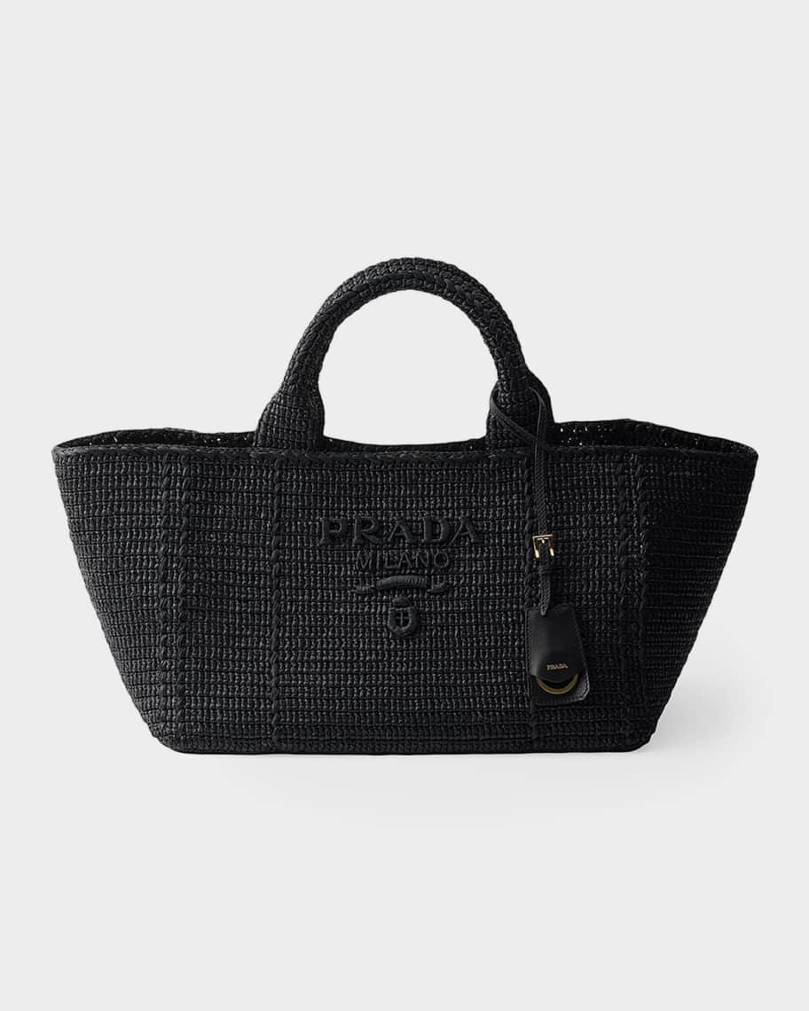 Prada Large Crochet Tote Bag | Neiman Marcus