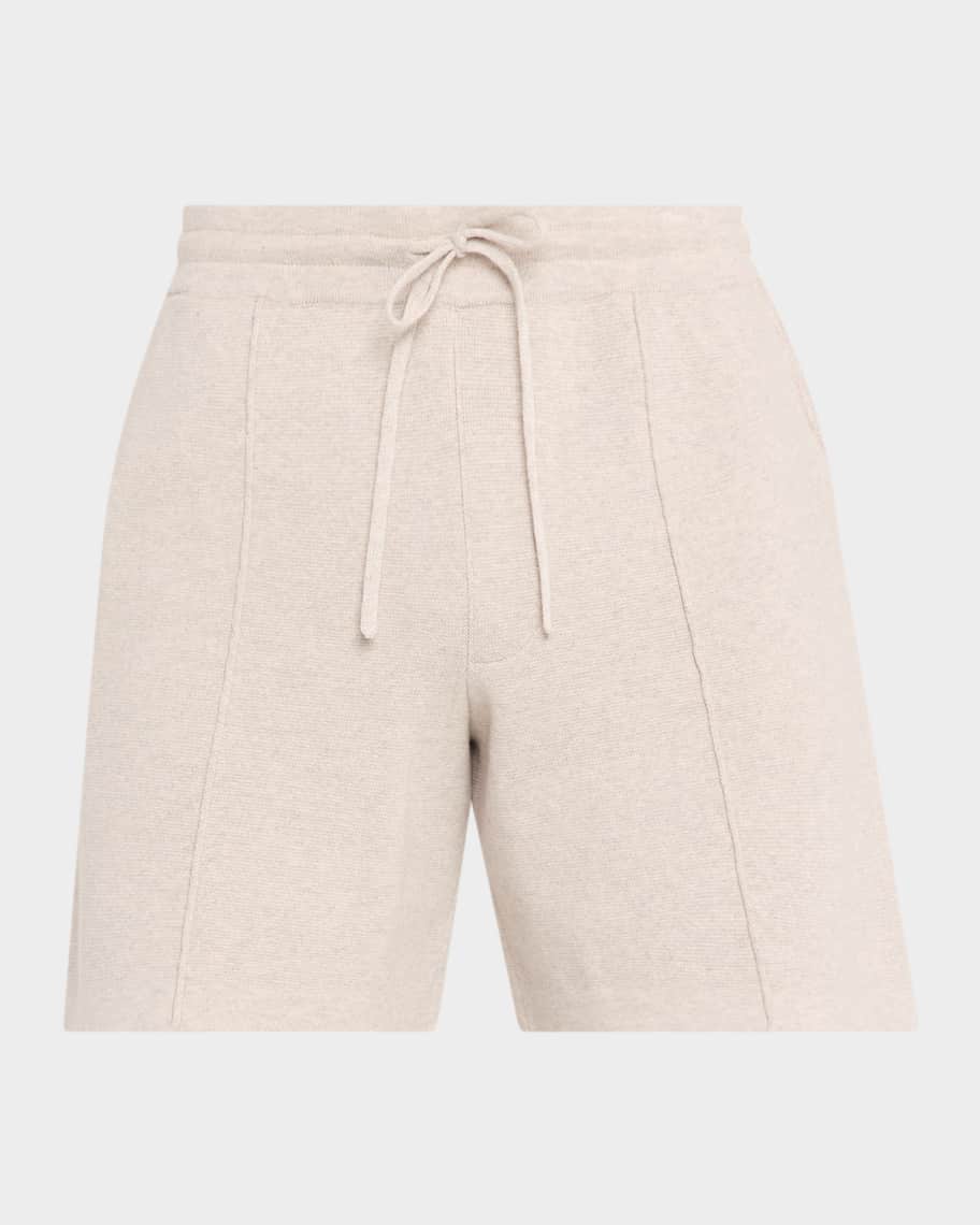 Hudson Men's Double-Knit Cotton and Cashmere Drawstring Shorts