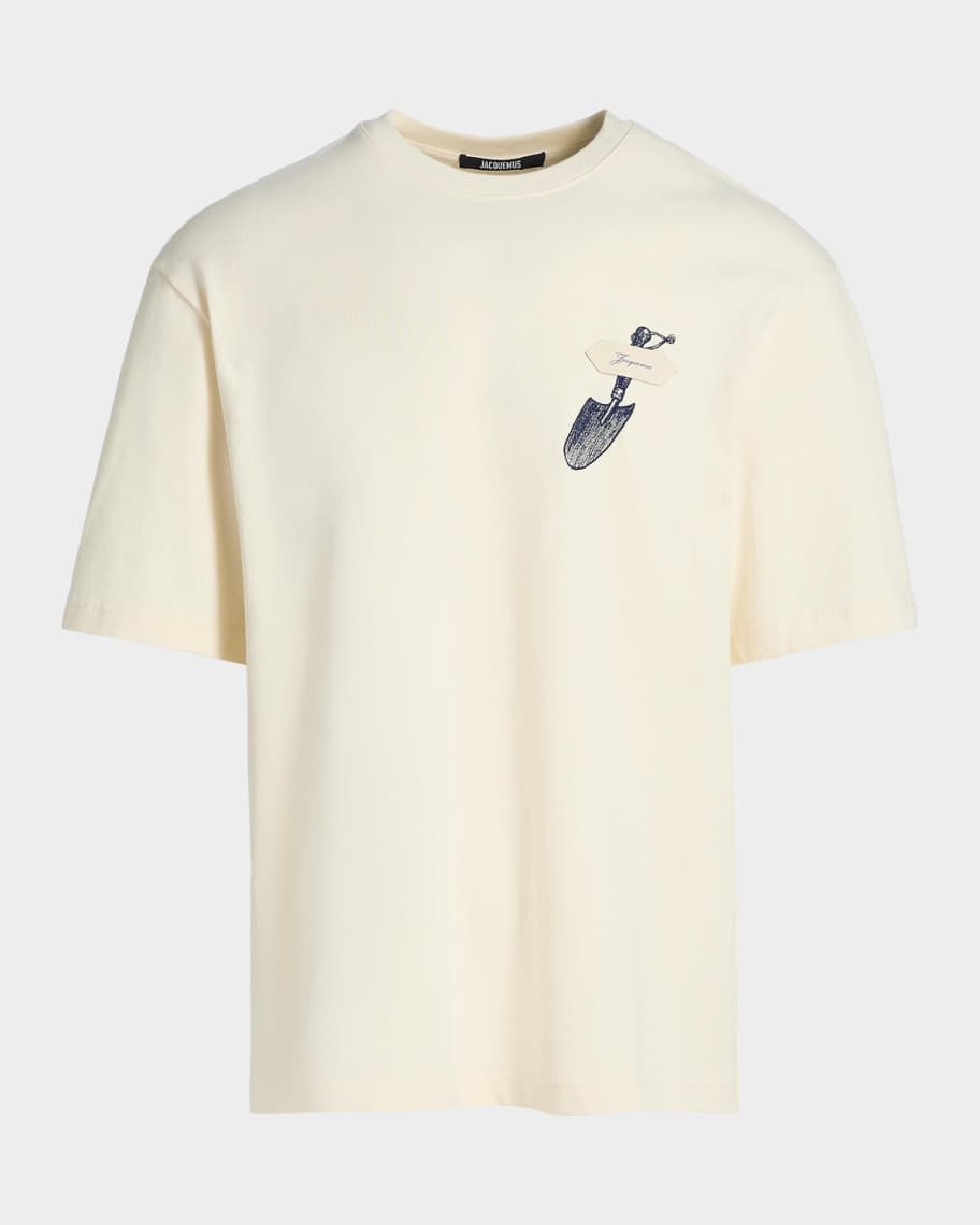 JACQUEMUS(ジャックムス) アートプリント Tシャツ Jacquemus Men's Graphic Cotton T-Shirt | Neiman Marcus