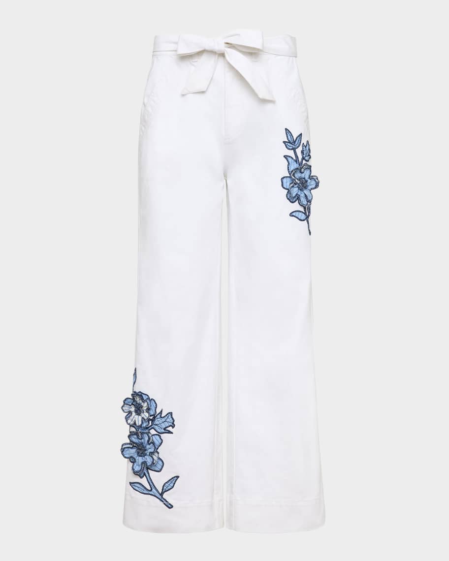 Mila Trousers Cabin Stripe Floral 2-3y 【公式通販】