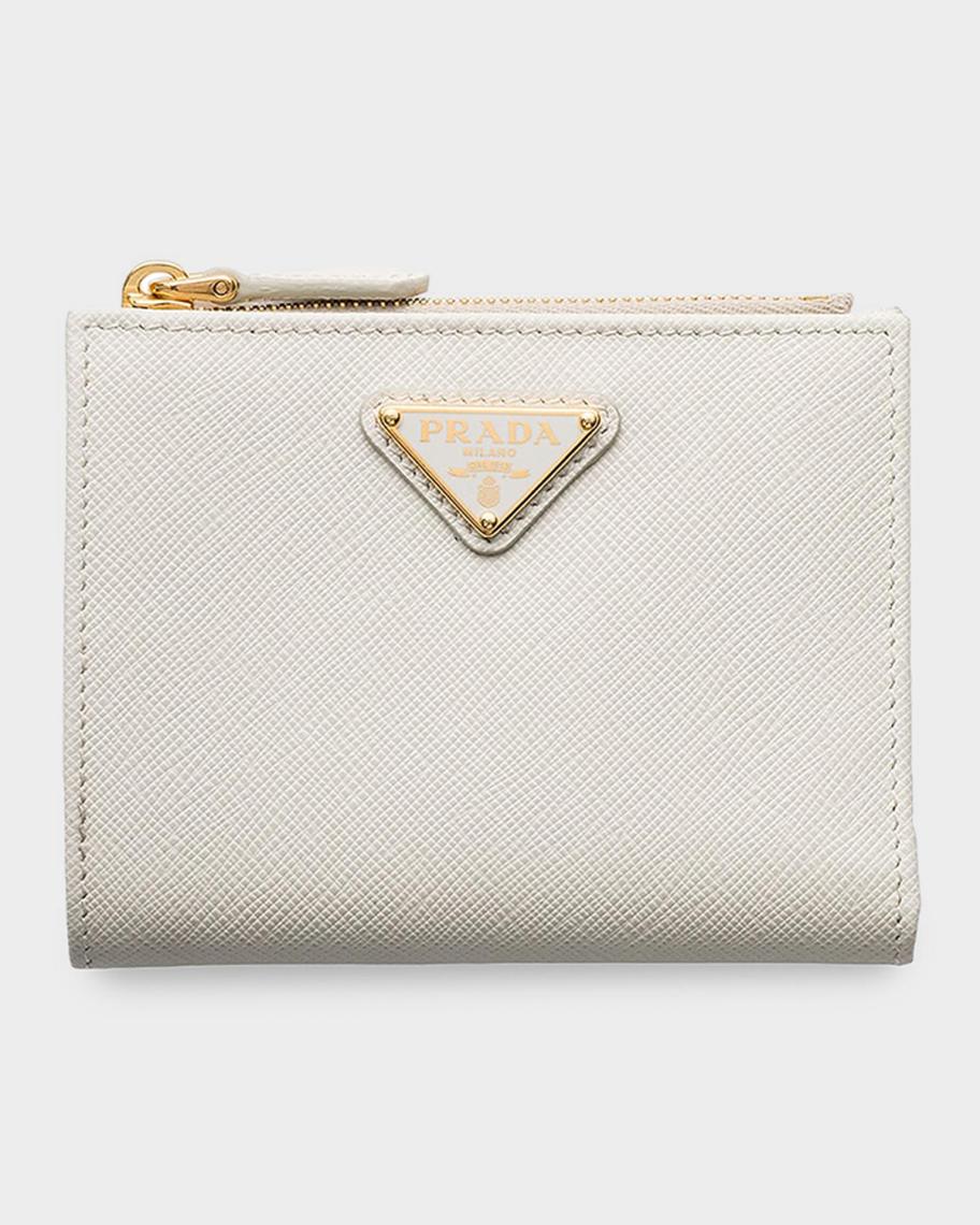 Prada Small Saffiano Leather Bifold Wallet | Neiman Marcus