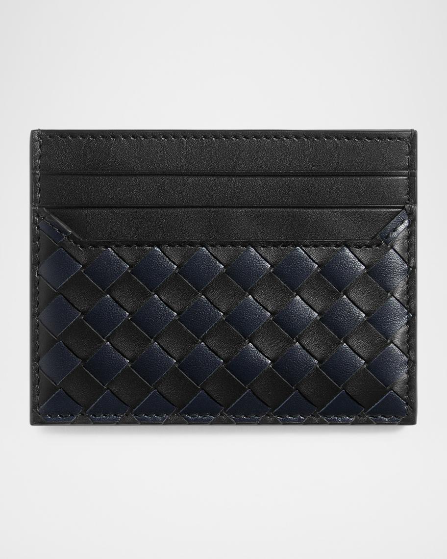 Bottega Veneta Men's Intrecciato Piccolo Leather Card Case